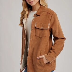 Women's Brown Corduroy Jacket